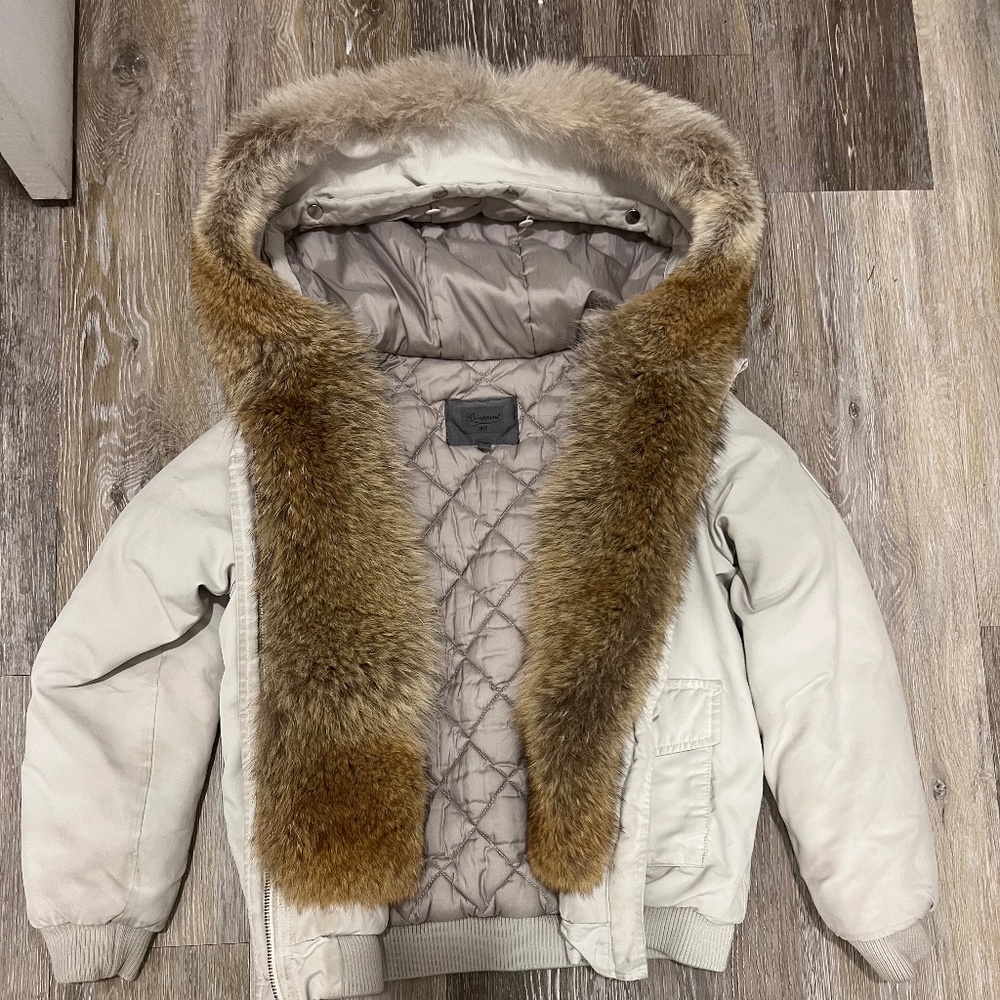 Real fur jacket